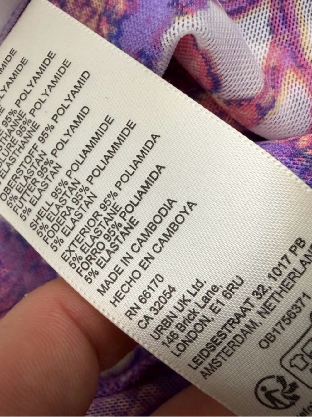 SOLD Free People Brooke Taylor Fairy Floral Purple Mesh Asymmetrical Tube Top Sz - Picture 6 of 6